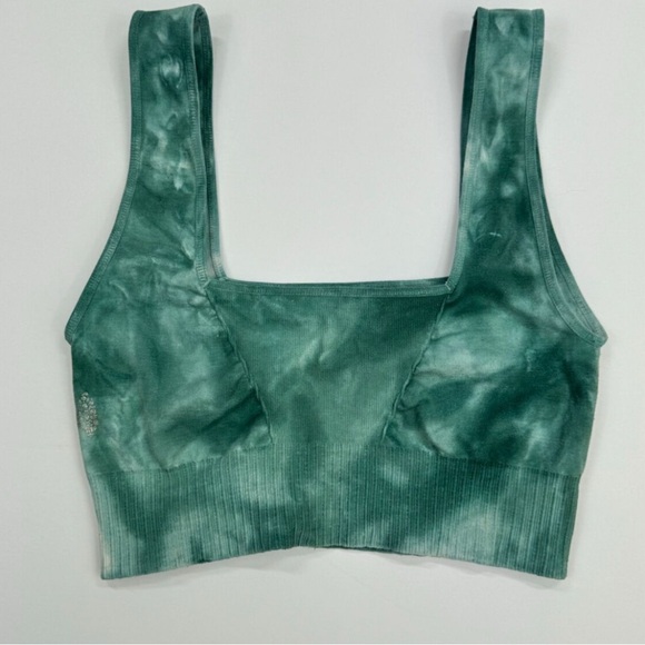 FREE PEOPLE Good Karma Square neck Bra Tye Dye - Picture 1 of 7